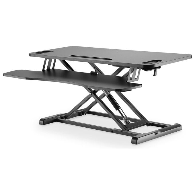 Digitus DA-90380-1 Supporto da Tavolo per Tv a Schermo Piatto Libera Installazione Nero