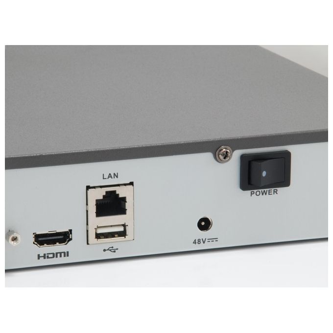 Conceptronic Gemini NVR-0504 Nero Videoregistratore di Rete NVR 4 Canali