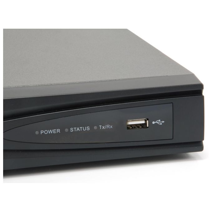 Conceptronic Gemini NVR-0504 Nero Videoregistratore di Rete NVR 4 Canali