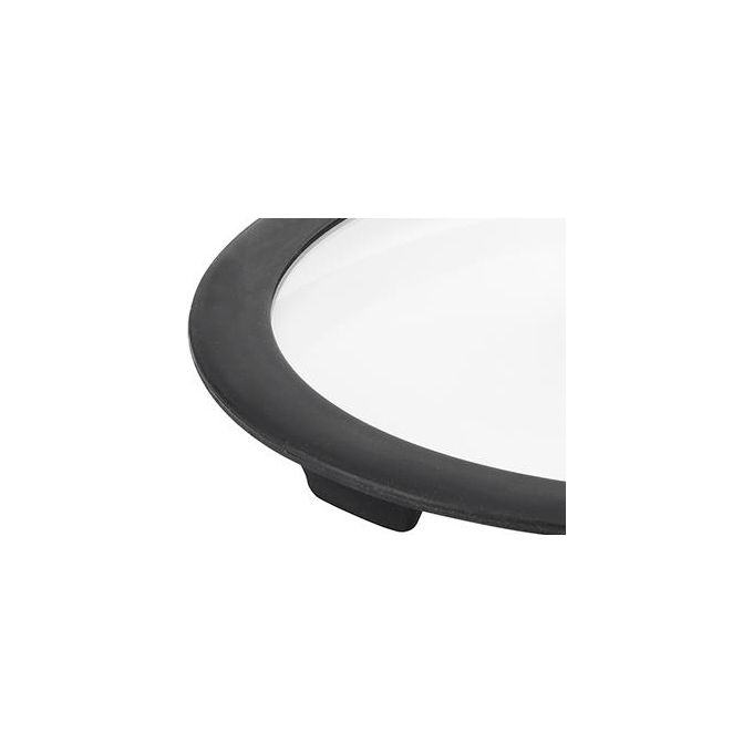 Lagostina Coperchio Vetro 28cm Ingenio Manicatura Salvaspazio Bordo in Silicone