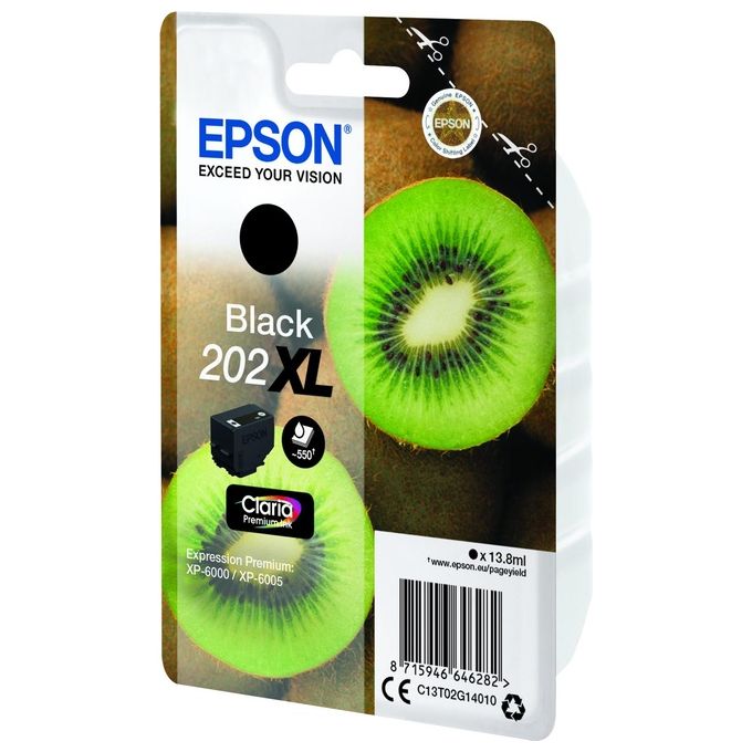 Epson Cartuccia Ink-jet 202xl kiwi nero 13,8ml per Xp-6000-5
