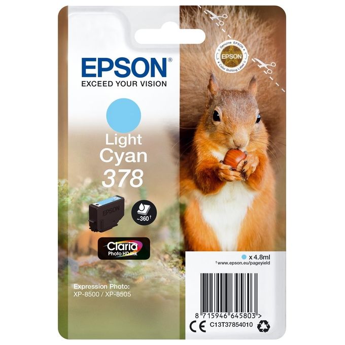 Epson 378 Scoiattolo Cartuccia d'Inchiostro Ciano