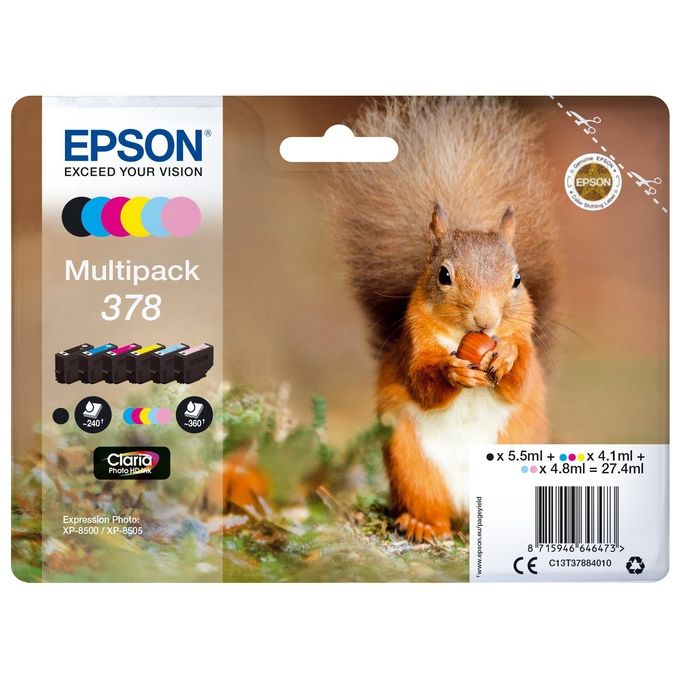 Epson 378 Multipack 6 Colori