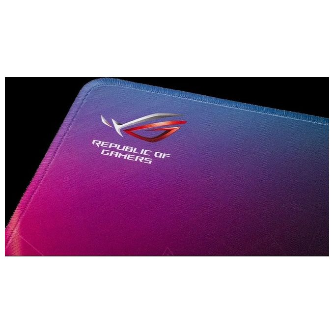 ASUS ROG Strix Edge Tappetino Mouse Gaming Multicolore, 400 x 450 x 2 mm