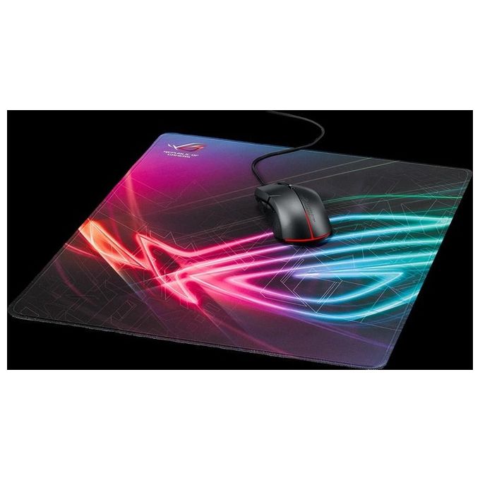 ASUS ROG Strix Edge Tappetino Mouse Gaming Multicolore, 400 x 450 x 2 mm
