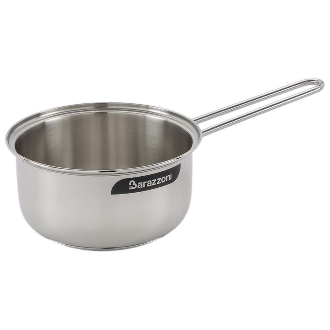 Barazzoni 266110012 Bonita Casseruola 1 Manico Acciaio Inox 18-10 Fondo Termoradiante Induzione 12 cm 0.50 Lt