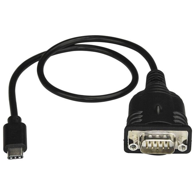 StarTech.com ICUSB232PROC Cavo Adattatore USB-C a Seriale RS232 DB9 COM Port Retention 0,4 m colore Nero