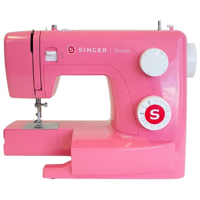 Singer Simple 3223R Macchina da Cucire Semi-Automatica Elettromeccanica Rosa