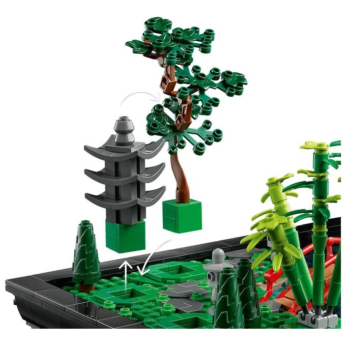 LEGO Icons 10315 Il Giardino Tranquillo, Kit Giardino Botanico Zen per Adulti con Fiori di Loto, Regalo per Donna e Uomo