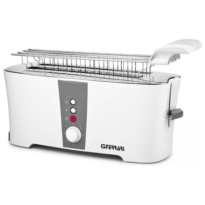 G3 Ferrari G10067 Tostapane Bruschettiere 2 Fette 1350W Grigio-Bianco