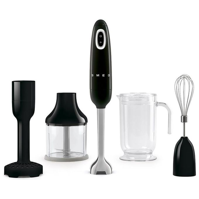 Smeg HBF02BLEU Estetica 50's Style Frullatore a Immersione Potenza 700 W Nero