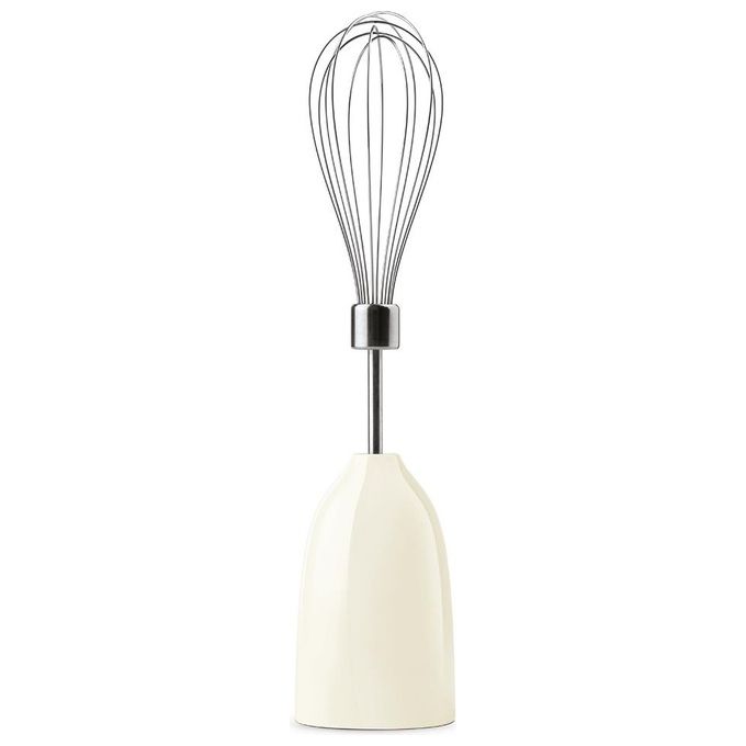 Smeg HBF02CREU Estetica 50's Style Frullatore a Immersione Potenza 700 W Panna