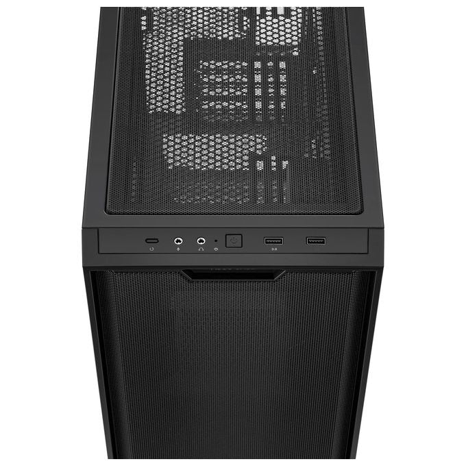 ASUS A21 Case micro-ATX, Radiatori fino a 360 mm, Schede Grafiche fino a 380 mm, Raffreddamento efficace, Cable Management, Chassis Nero