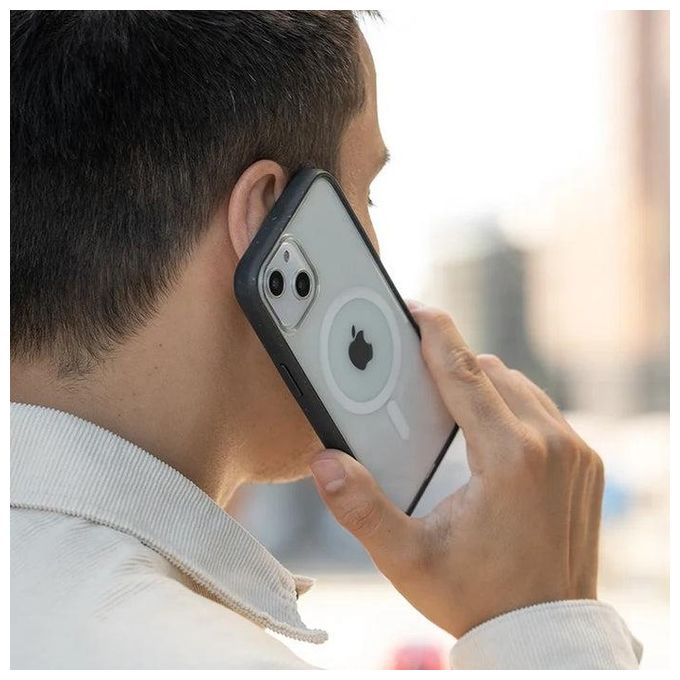 Woodcessories Clear Case MagSafe per iPhone 15 Pro Max Bianco
