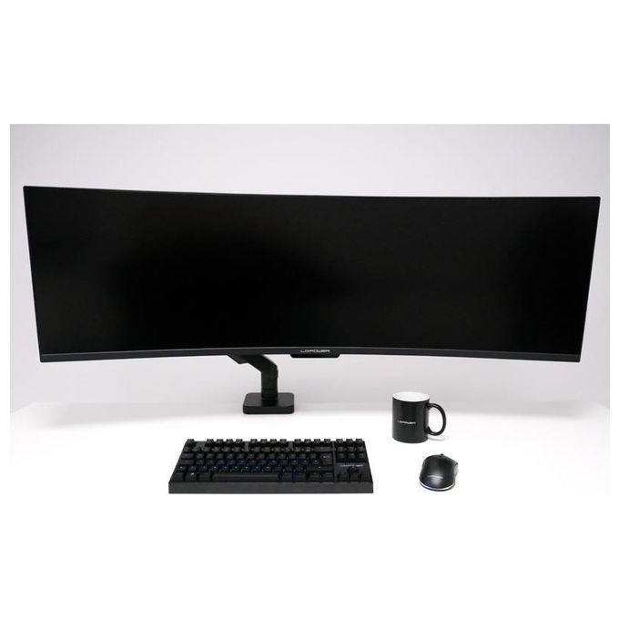 LC-Power LC-EQ-A49B Braccio per Monitor 17''-49'' da Scrivania Regolabile