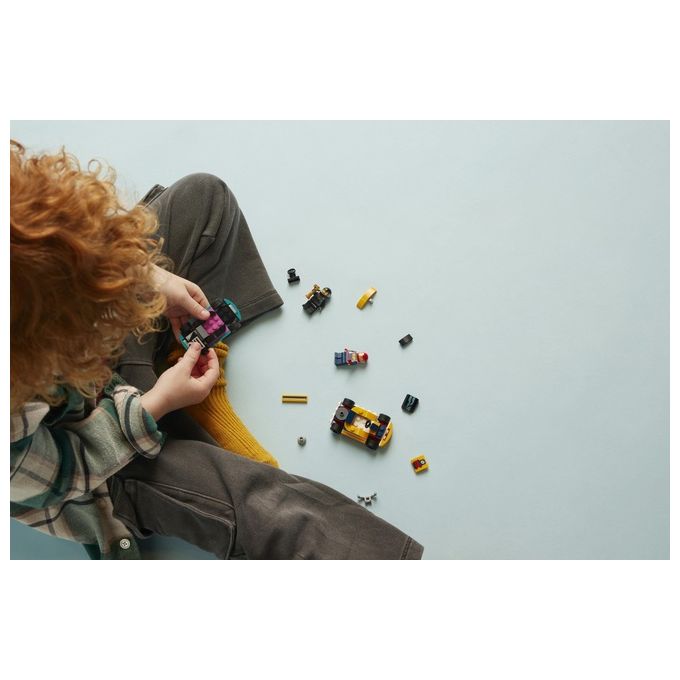 LEGO City 60400 Go-Kart e Piloti 60400-LEGO Modellini da Costruire di Mini Go Kart da Corsa Veicoli Giocattolo per Bambini di 5+ Anni