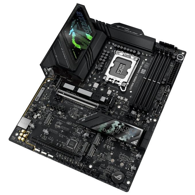 ASUS ROG Strix Z890-F Gaming WiFi Scheda Madre Intel ATX 16122 Fasi di Alimentazione Slot DDR5 PCIe 5.0 GPU di Nuova Generazione 5 Slot M.2 WiFi 7 AI Overclocking AI Networking II