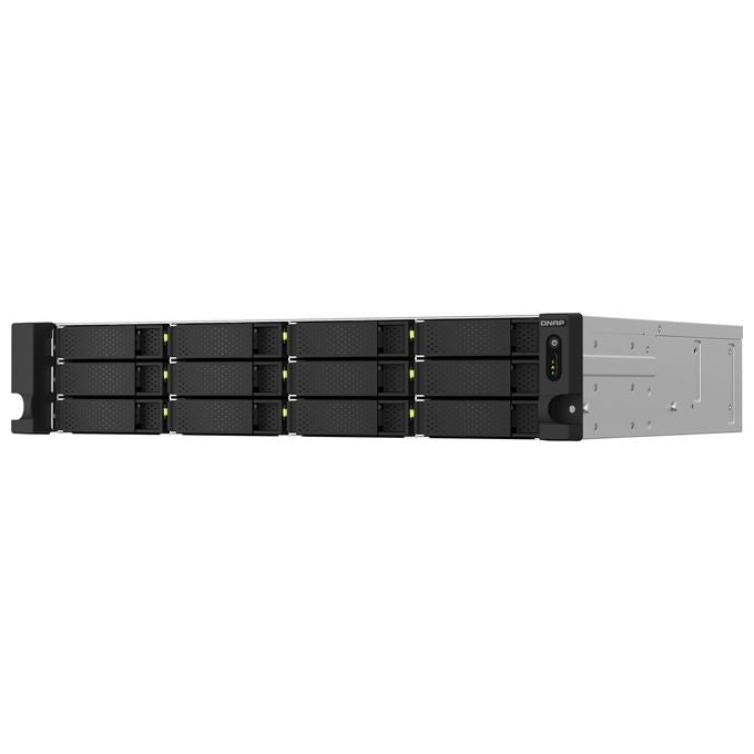 QNAP TS-1264U-RP Server NAS 12 Alloggiamenti Montabile in Rack SATA 6Gb-s RAID RAID