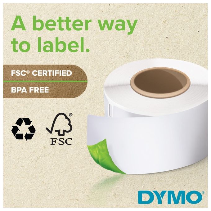 Dymo Cf220 etichette Labelwriter 50x12mm Bianco