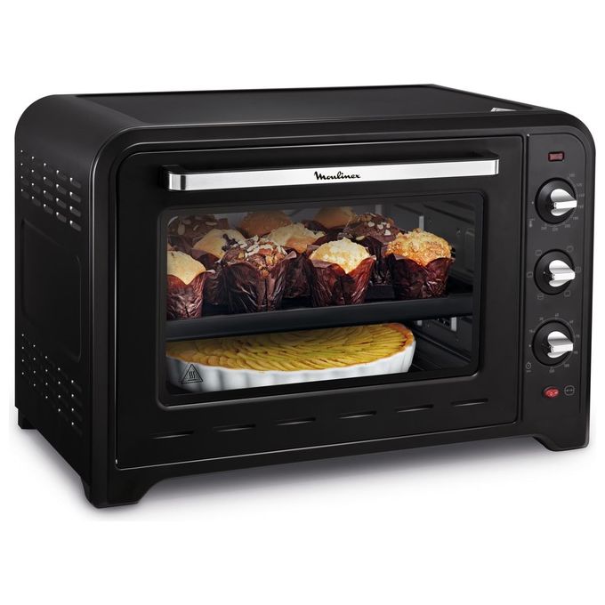 Moulinex OPTIMO 60L OX495 Forno Elettrico 7 Modalita' di Cottura 2200W Design Moderno Nero