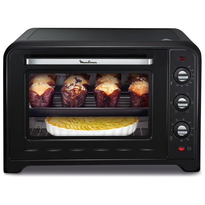 Moulinex OPTIMO 60L OX495 Forno Elettrico 7 Modalita' di Cottura 2200W Design Moderno Nero