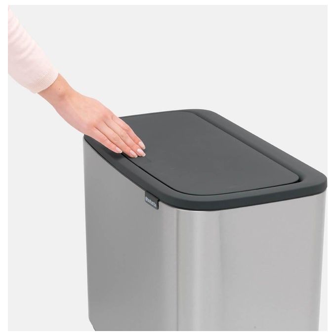 Brabantia Waste Bin Bo Touch Bin Pattumiera 36 Litri Steel Matt FPP