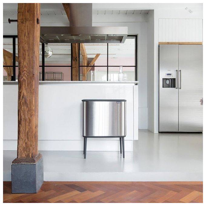 Brabantia Waste Bin Bo Touch Bin Pattumiera 36 Litri Steel Matt FPP