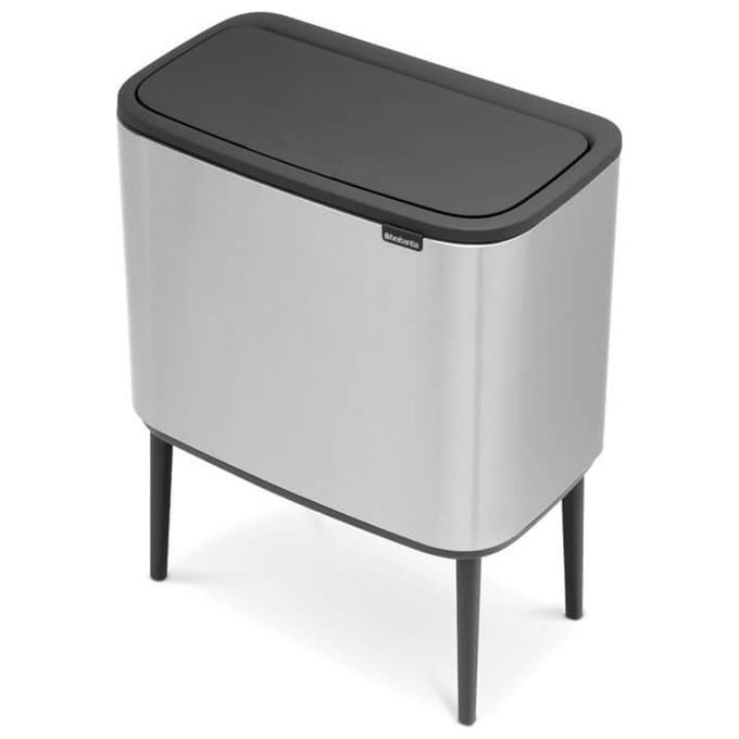 Brabantia Bo Touch Bin Pattumiera Metallo Inox Satinato FPP 3x11 Litri