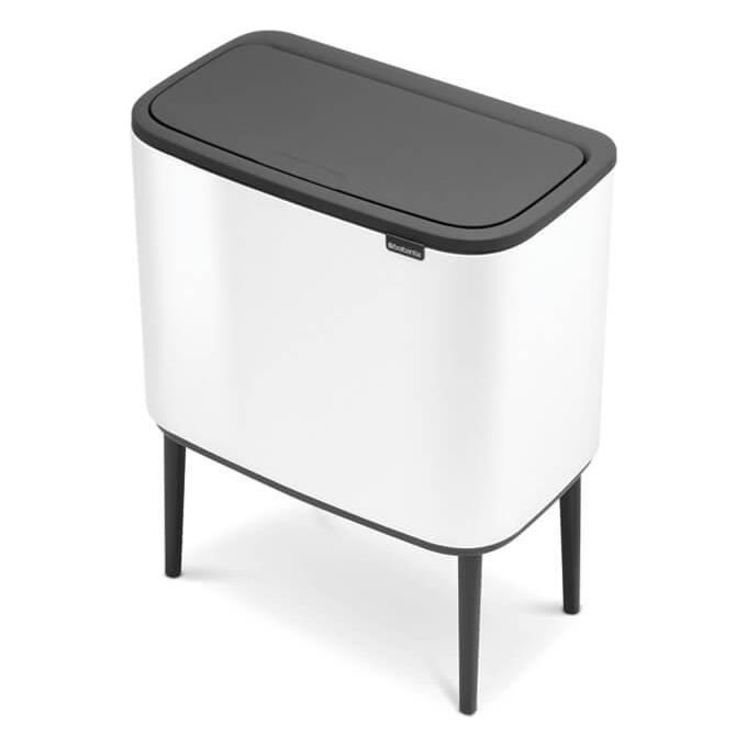 Brabantia Waste Bin Bo Touch Bin Pattumiera 36 Litri Bianco