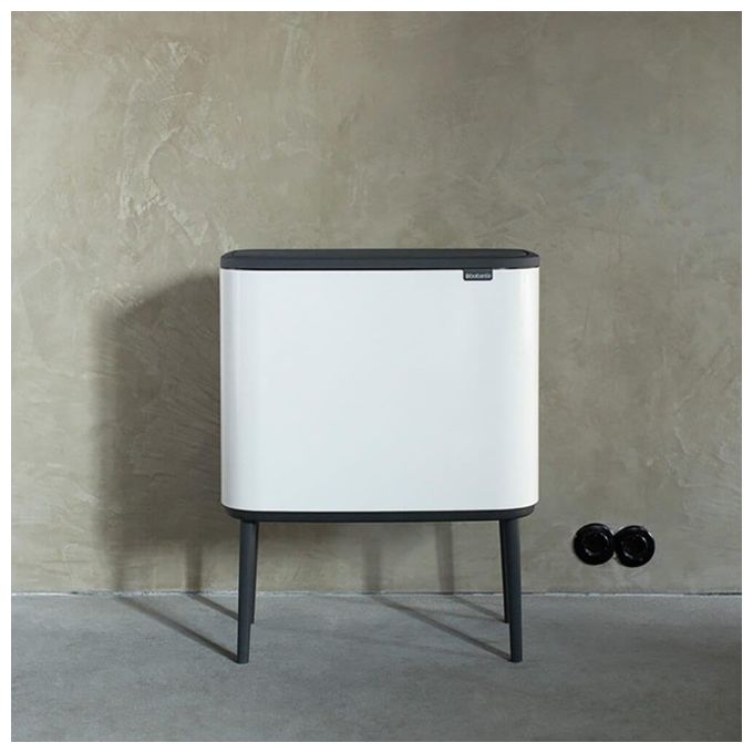 Brabantia Waste Bin Bo Touch Bin Pattumiera 36 Litri Bianco
