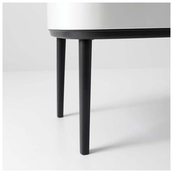 Brabantia Bo Touch Bin Pattumiera Metallo Bianco 11 e 23 Litri