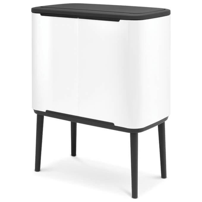 [ComeNuovo] Brabantia Waste Bin Bo Touch Bin Pattumiera 36 Litri Bianco