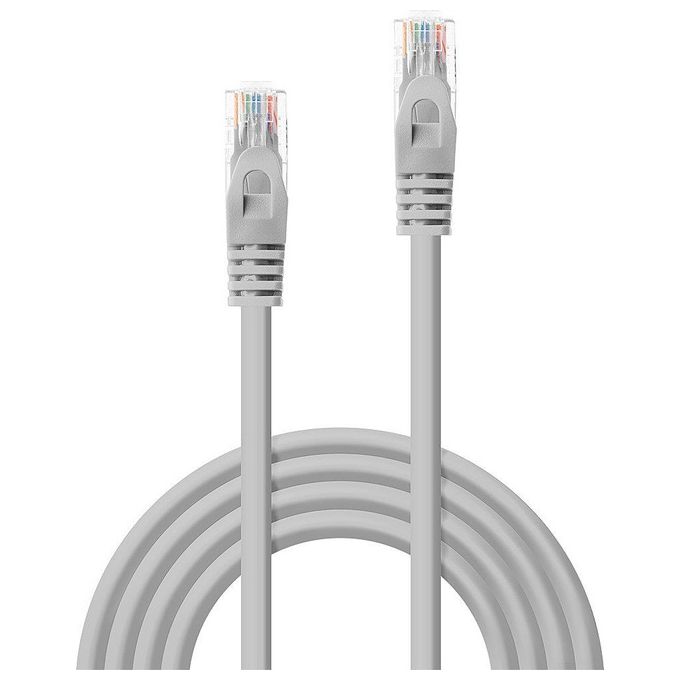 Lindy Cavo Cat.5e U-Utp Grigio 2mt