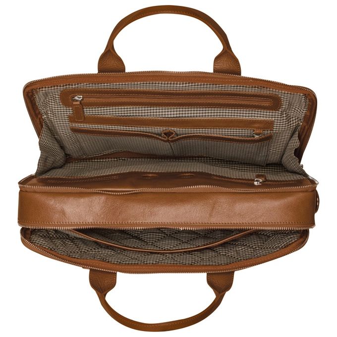 Dbramante 1928 Borsa in Pelle Kronborg per Notebook 16'' Cuoio