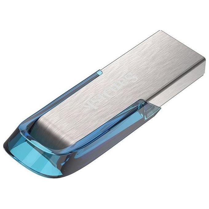 SanDisk SDCZ73-032G-G46B Ultra Flair Chiavetta USB 3.2 Gen 1 32 GB 150 MB-s colore Blu Argento