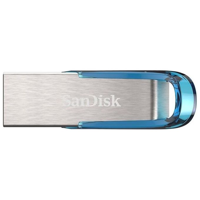 Sandisk Ultra Flair 128Gb Chiavetta Usb 3.0 Velocita' di Lettura fino a 150MB-s Blu