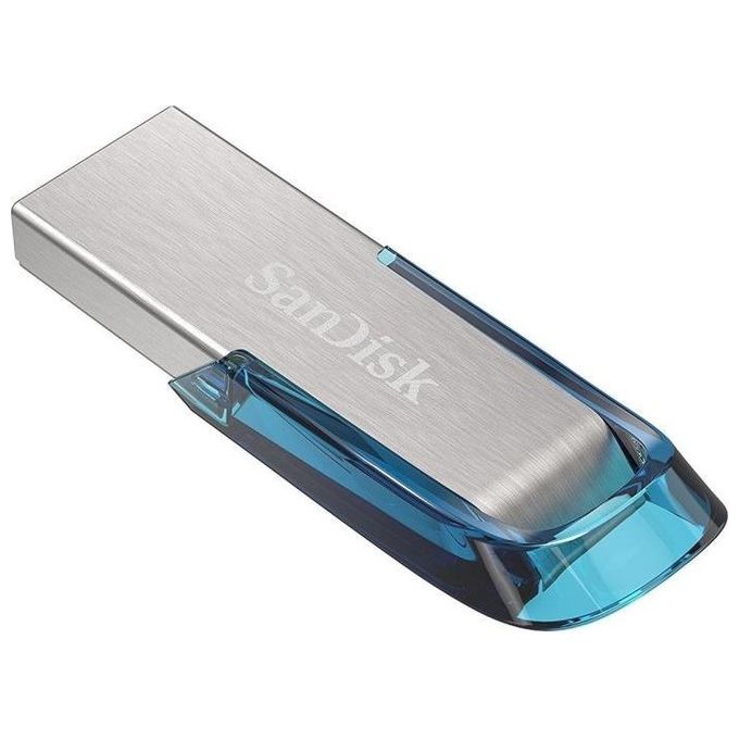 Sandisk Ultra Flair 128Gb Chiavetta Usb 3.0 Velocita' di Lettura fino a 150MB-s Blu