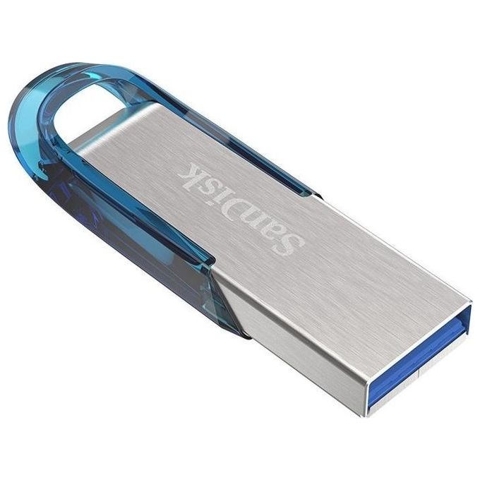 Sandisk Ultra Flair 128Gb Chiavetta Usb 3.0 Velocita' di Lettura fino a 150MB-s Blu