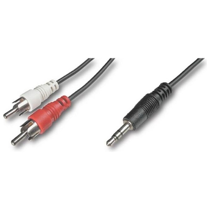 Digitus Cavo Stereo per Collegamento Casse-Scheda Audio 1 Connettore 3,5 Mm