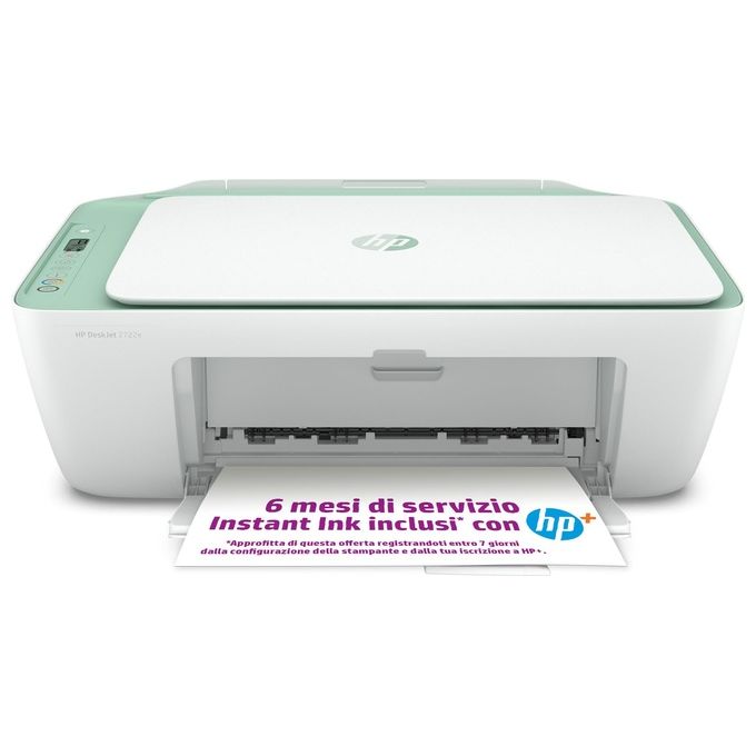 HP DeskJet 2722e All-in-One  Stampante Multifunzione Getto Termico d'Inchiostro