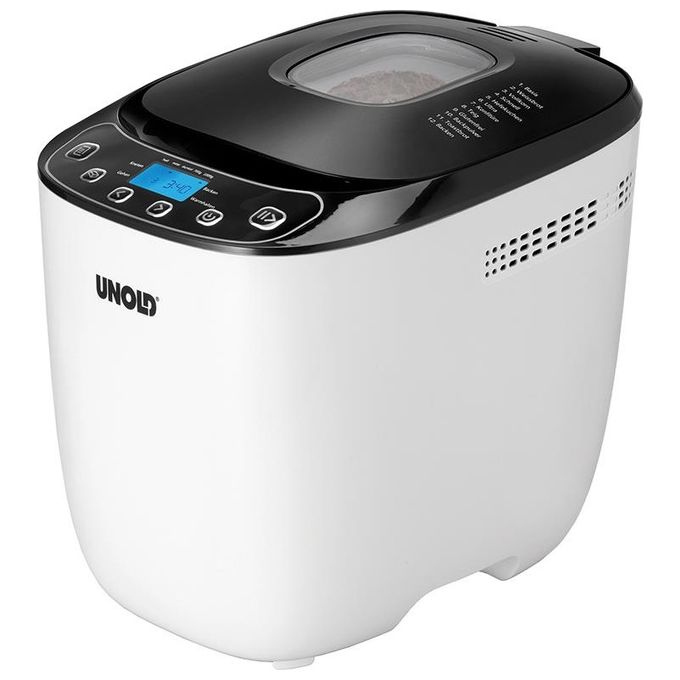 Unold Design Macchina per il Pane 1Kg 550W Nero-Bianco