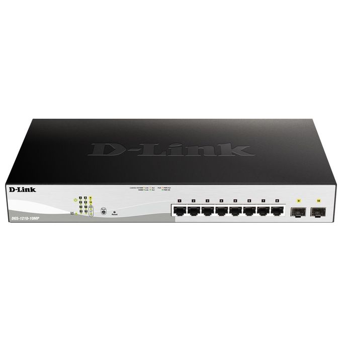D-link 10-port Layer2 poe+ Smart Managed Gigabit Switch