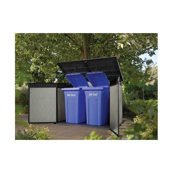 Keter Grande Store Box Porta Attrezzi da Esterno in Resina 190,5x109x132,5h Capacita' di 2020 Litri Grigio