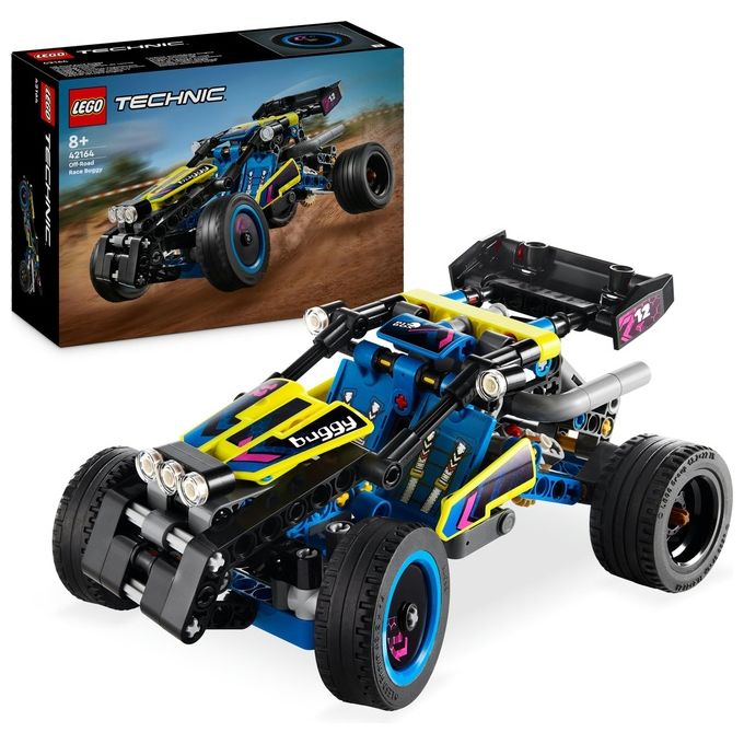LEGO Technic 42164 Buggy da Corsa, Macchina Giocattolo per Bambini da 8 Anni in su, Regalo Amanti Modellini di Auto da Gara