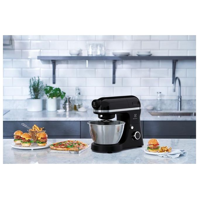 Electrolux EKM3700 Impastatrice Planetaria 800W 6 Velocita' 4 Litri Nero