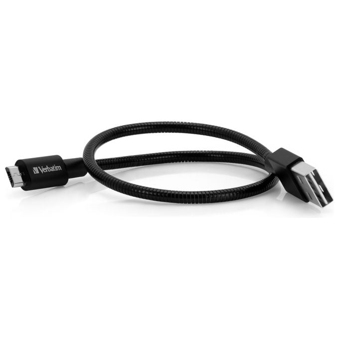 Verbatim Cavo Micro Usb di Ricarica e Sincronizzazione 100cm Nero
