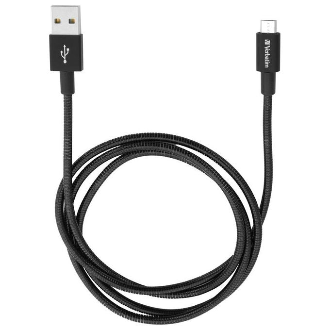 Verbatim Cavo Micro Usb di Ricarica e Sincronizzazione 100cm Nero