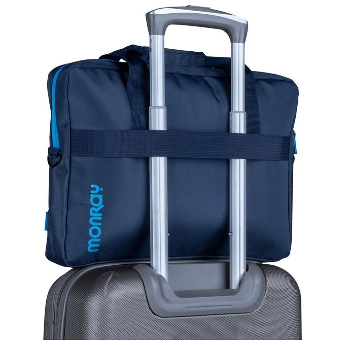 Ngs Ginger Blu Borsa per Notebook da 15,6 con Tasche Esterne Blu