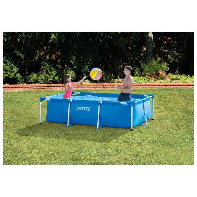Intex 28270 Piscina Rettangolare senza Pompa Filtro Multicolore 220 x 150 x 60 cm Senza Pompa Filtro 220 x 150 x 60 cm Multicolore