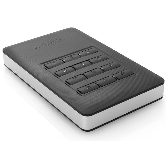 Verbatim Disco Rigido Esterno 1Tb Usb 3.1 Gen1 Storengo Crittografato Accesso con Tastierino Numerico Aes 256bit